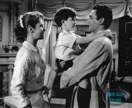 Patricia Owens, Charles Herbert, and David Hedison in The Fly