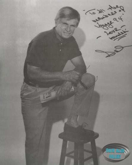 Signed photo from Del Monroe for Voyage 94
