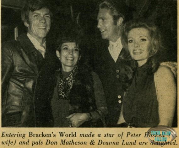 Peter Haskell, Don Matheson and Deanna Lund