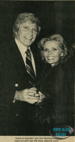 Don Matheson and Deanna Lund