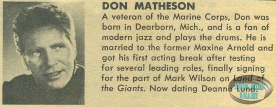 Don Matheson clipping