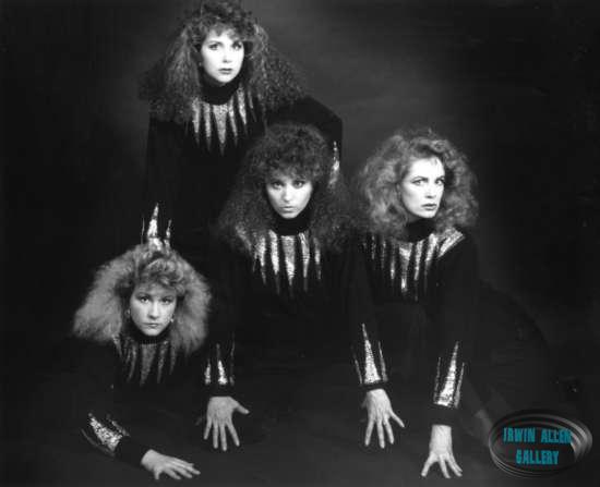 Heather Young with singing group Lioness