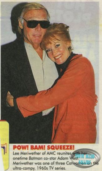 Lee Meriwether with Adam West