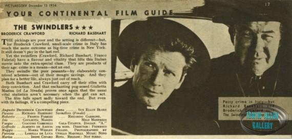 Richard Basehart in The Swindlers