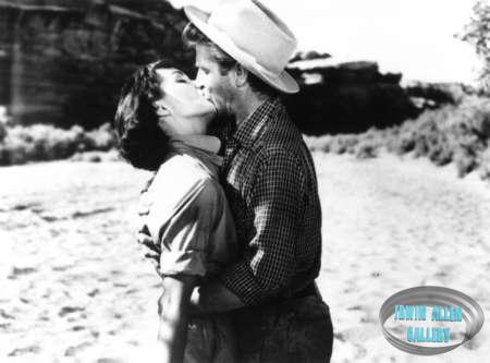 A romantic movie moment for Richard Basehart