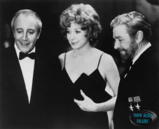 Peter Sellars, Shirley MacLaine and Richard Basehart