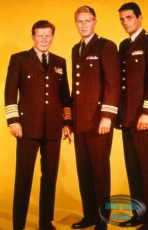 Richard Basehart, Robert Dowdell and David Hedison in Voyage to the Bottom of the Sea
