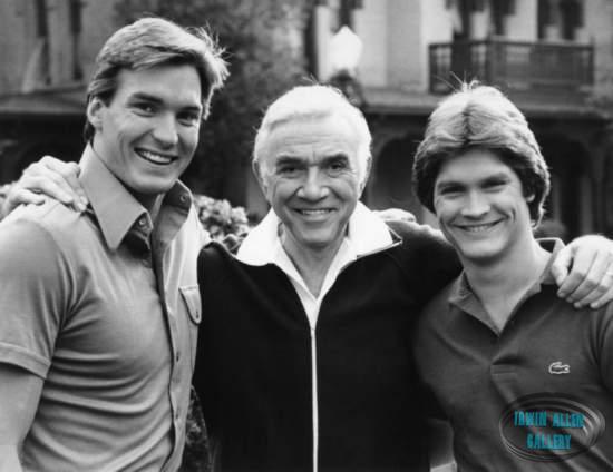 Sam J. Jones, Lorne Greene and Andrew Stevens