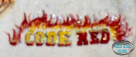 Code Red logo on jacket