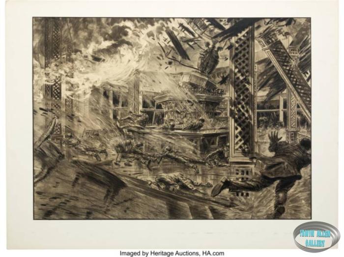 Concept Artwork of Flooded Promenade Room