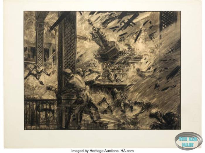 Concept Artwork of Promenade Room Bar