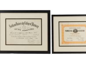 Jonathan Harris Certificates