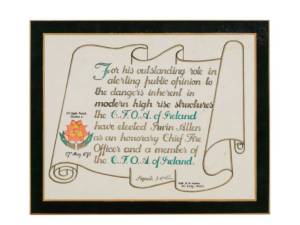 Towering Inferno Plaques