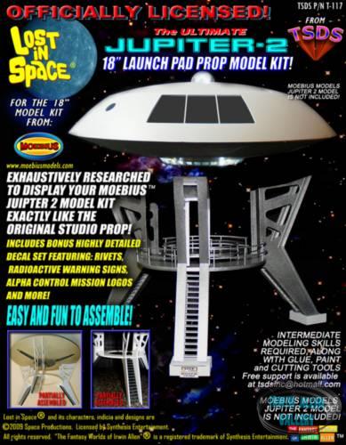Jupiter 2 18" Launch Pad Prop Model Kit