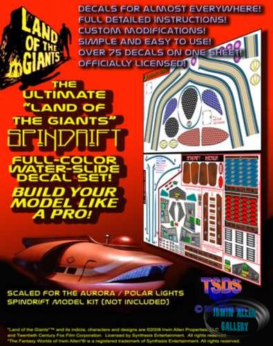 Spindrift Water-Slide Decals
