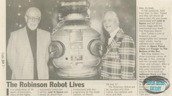 Robinson Robot visits Australia