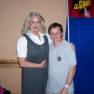 Heather Young and with fan Brad