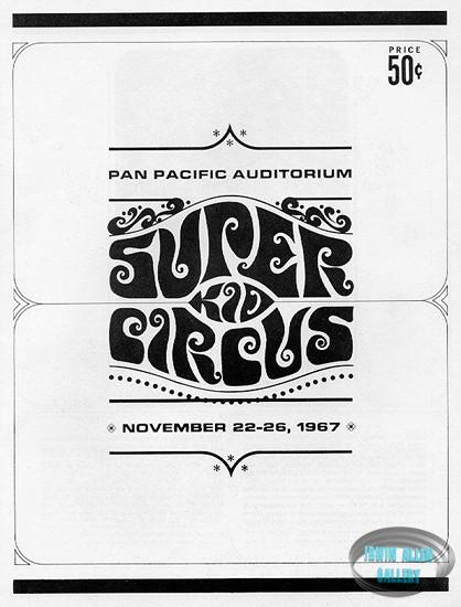 Program for Super Kid Circus