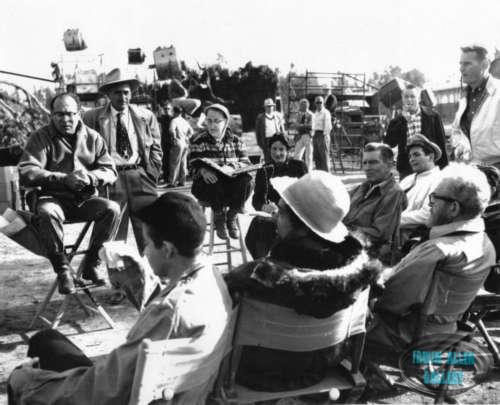 Production Crew and Actors on the set of The Lost World