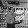 Irwin Allen on the set of Voyage to the Bottom of the Sea