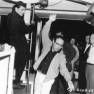 Irwin Allen demonstrates rock, roll, recover