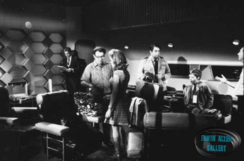 Irwin Allen on the set of Land of the Giants