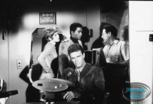 Irwin Allen on the set of Land of the Giants