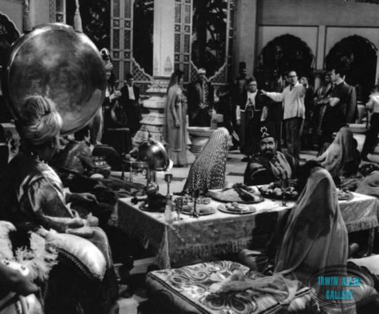 Irwin Allen directing Five Weeks in a Balloon