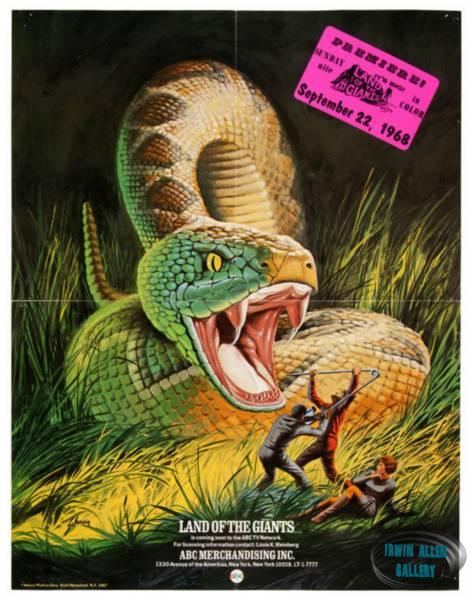 Land of the Giants Aurora Snake Promotional Poster