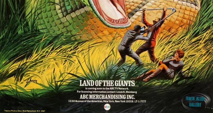 Land of the Giants Aurora Snake Promotional Poster