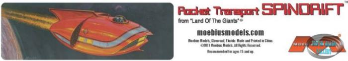 Moebius Models 1/128th Spindrift Kit Box