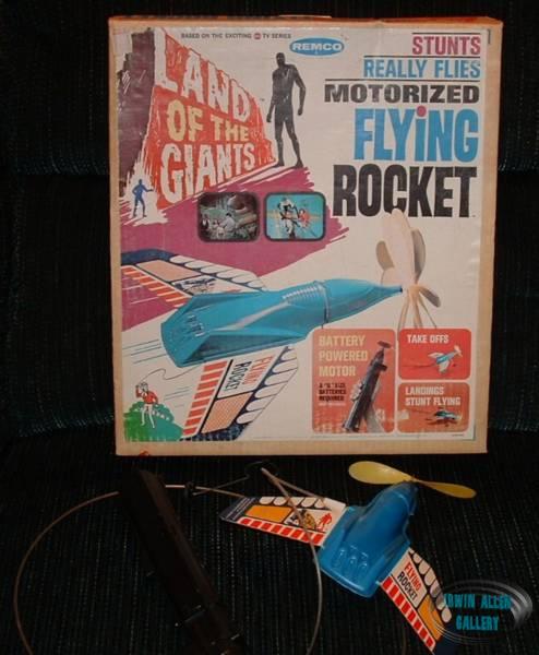 Remco Motorized Flying Rocket