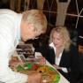 Gary Conway Signing Giants Puzzle for Heather Young