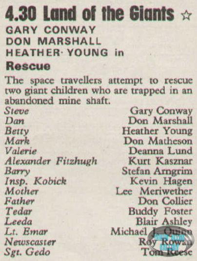 Rescue Thursday 14th December 1972
