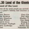 Land of the Lost Thursday 1st March 1973