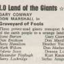 Graveyard of Fools Sunday 9th September 1973