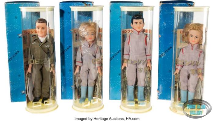 4 Japanese Marusan Dolls
