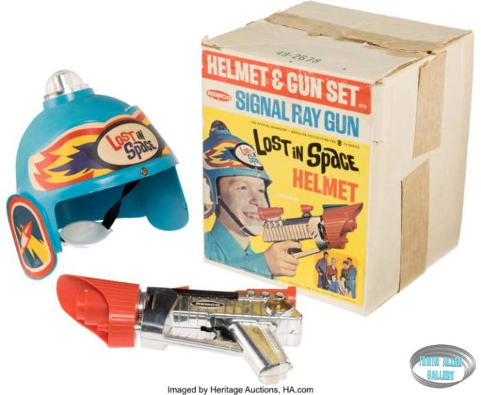 Remco Helmet and Gun Set