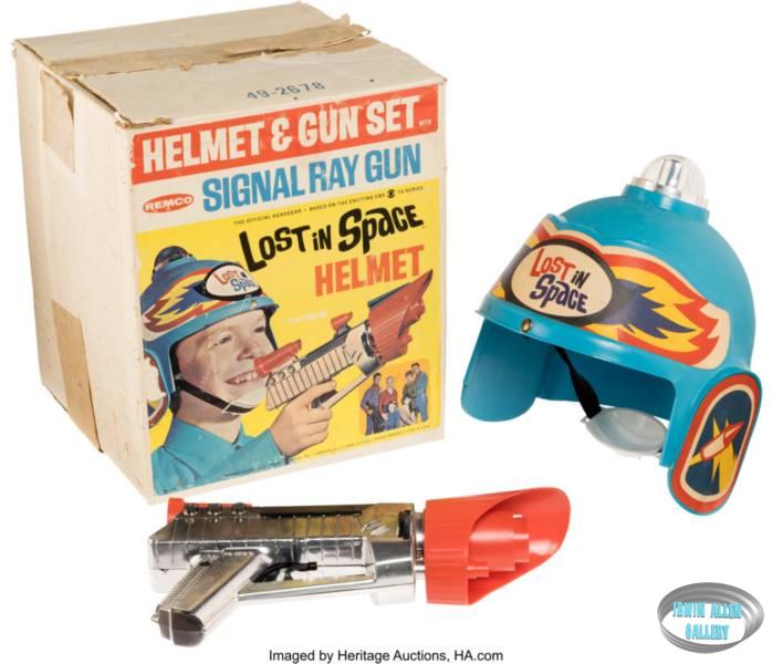 Remco Helmet and Gun Set