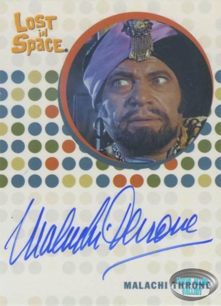 Malachi Throne Autograph Card