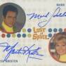 Mark Goddard and Marta Kristen Autograph Card