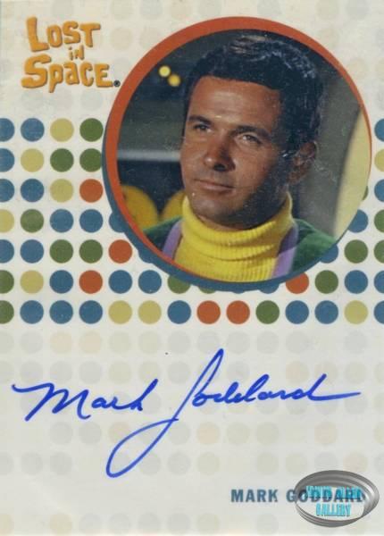 Mark Goddard Autograph Card