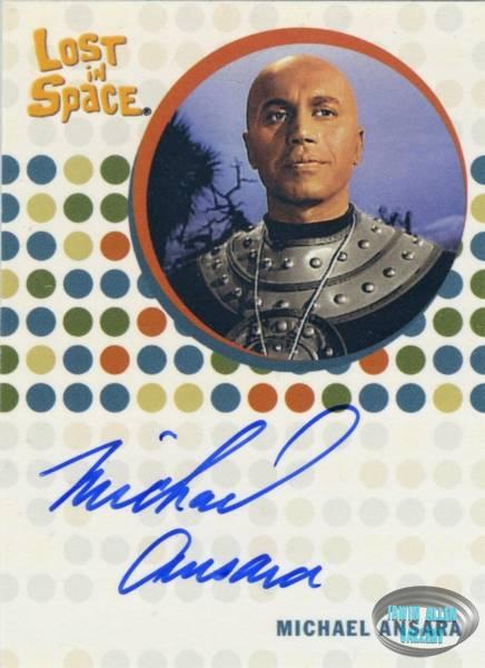 Michael Ansara Autograph Card