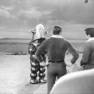 Robby, Guy and Mark watched by crew
