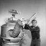 Jonathan Harris and Bob May (Robot)