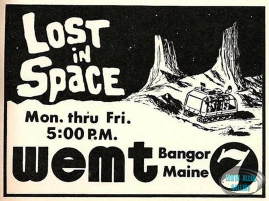 Lost In Space WEMT Bangor Maine 1971 clipping