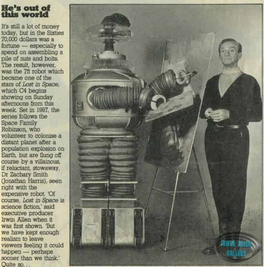 Jonathan Harris in Lost in Space