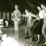 Rhonda Flemming, Red Buttons, Adele Mara, and Kathryn Grant