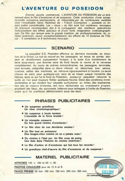French Poseidon Adventure Flyer