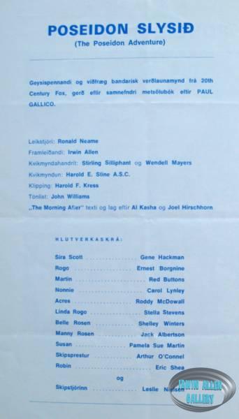 Icelandic Poseidon Adventure Flyer Page 2